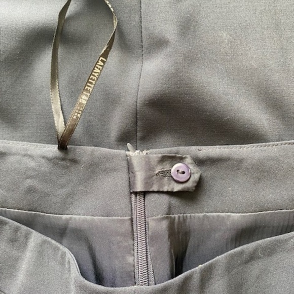 Lafayette 148 New York Virgin Wool Black Pencil Skirt Size 12 - Picture 8 of 17